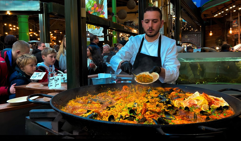 Borough Market, Streets of London, England. UK.