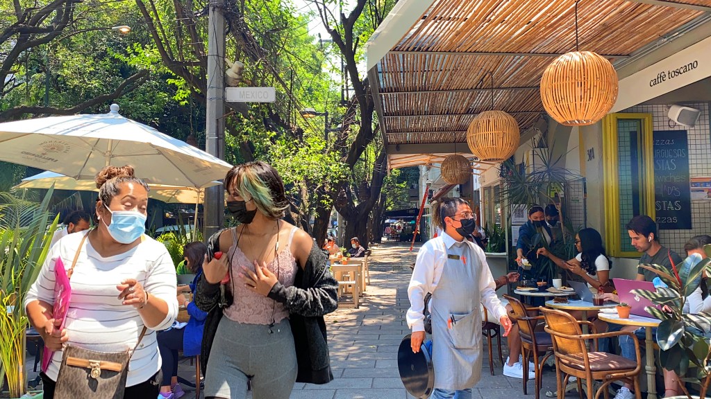 La Condesa, Streets of CDMX Mexico, City. 