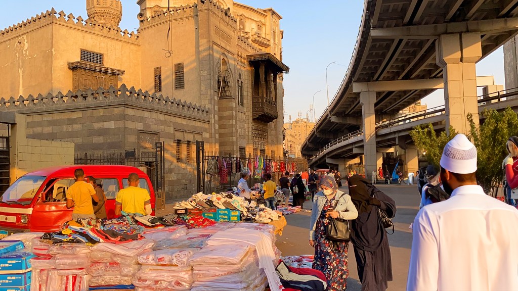 Medieval Cairo, Streets of Cairo, Egypt. 