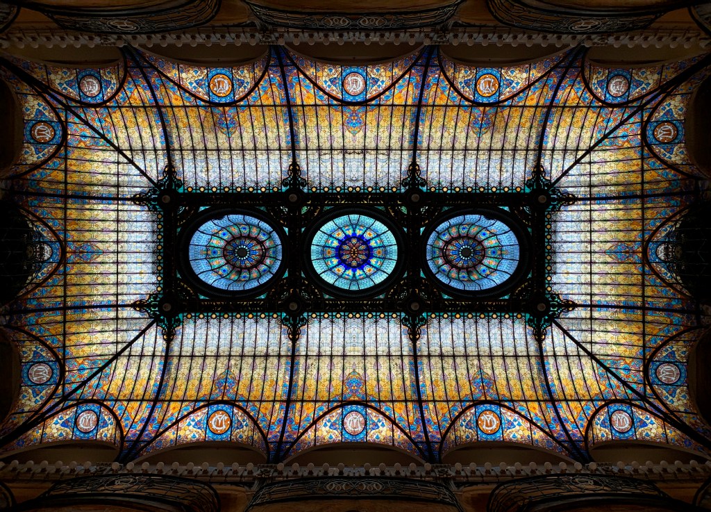 Gran Hotel Ciudad de México Tiffany Glass Ceiling